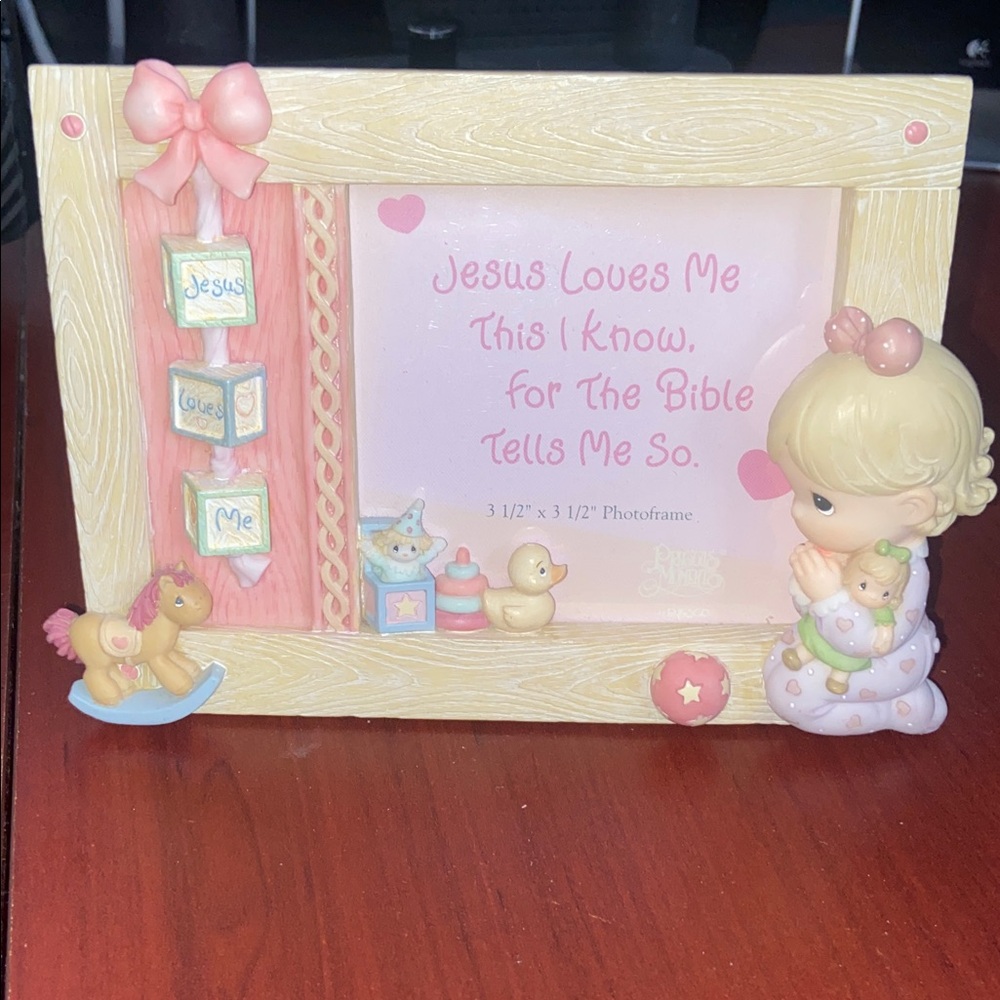 Precious Moments “Jesus Loves Me” Photo Frame